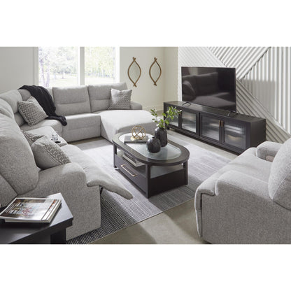 Signature Design by Ashley Acklen Place 93605S1 6 pc Power Reclining Sectional with Chaise - American Furniture of Slidell