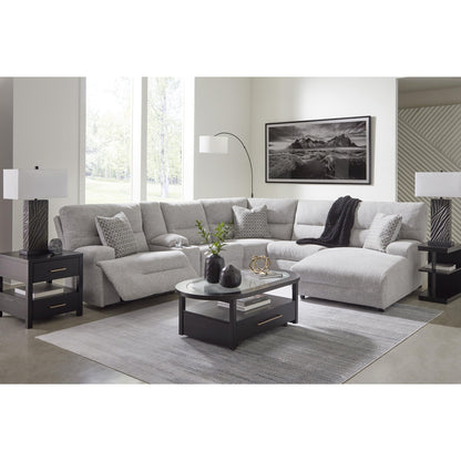 Signature Design by Ashley Acklen Place 93605S1 6 pc Power Reclining Sectional with Chaise - American Furniture of Slidell