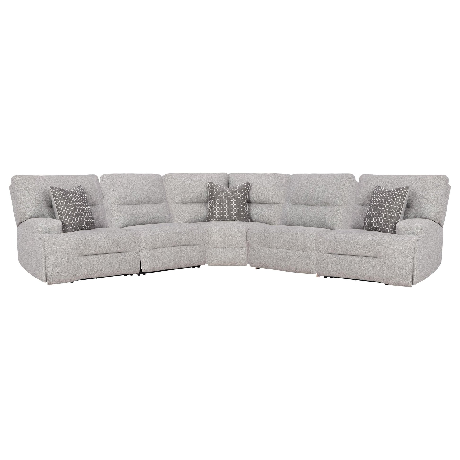 Signature Design by Ashley Acklen Place 93605S3 5 pc Power Reclining Sectional - American Furniture of Slidell