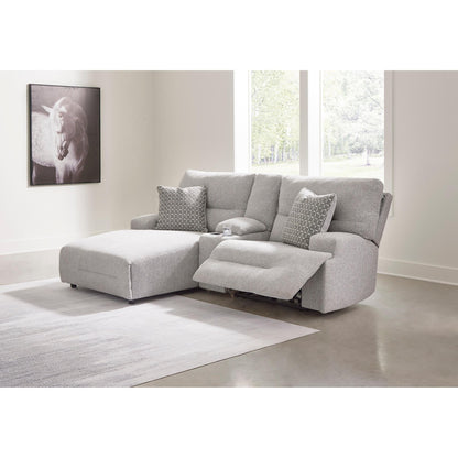 Signature Design by Ashley Acklen Place 93605S5 3 pc Power Reclining Sectional Sofa with Chaise - American Furniture of Slidell