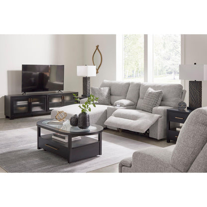 Signature Design by Ashley Acklen Place 93605S5 3 pc Power Reclining Sectional Sofa with Chaise - American Furniture of Slidell