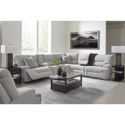 Signature Design by Ashley Acklen Place 93605S9 6 pc Power Reclining Sectional - American Furniture of Slidell