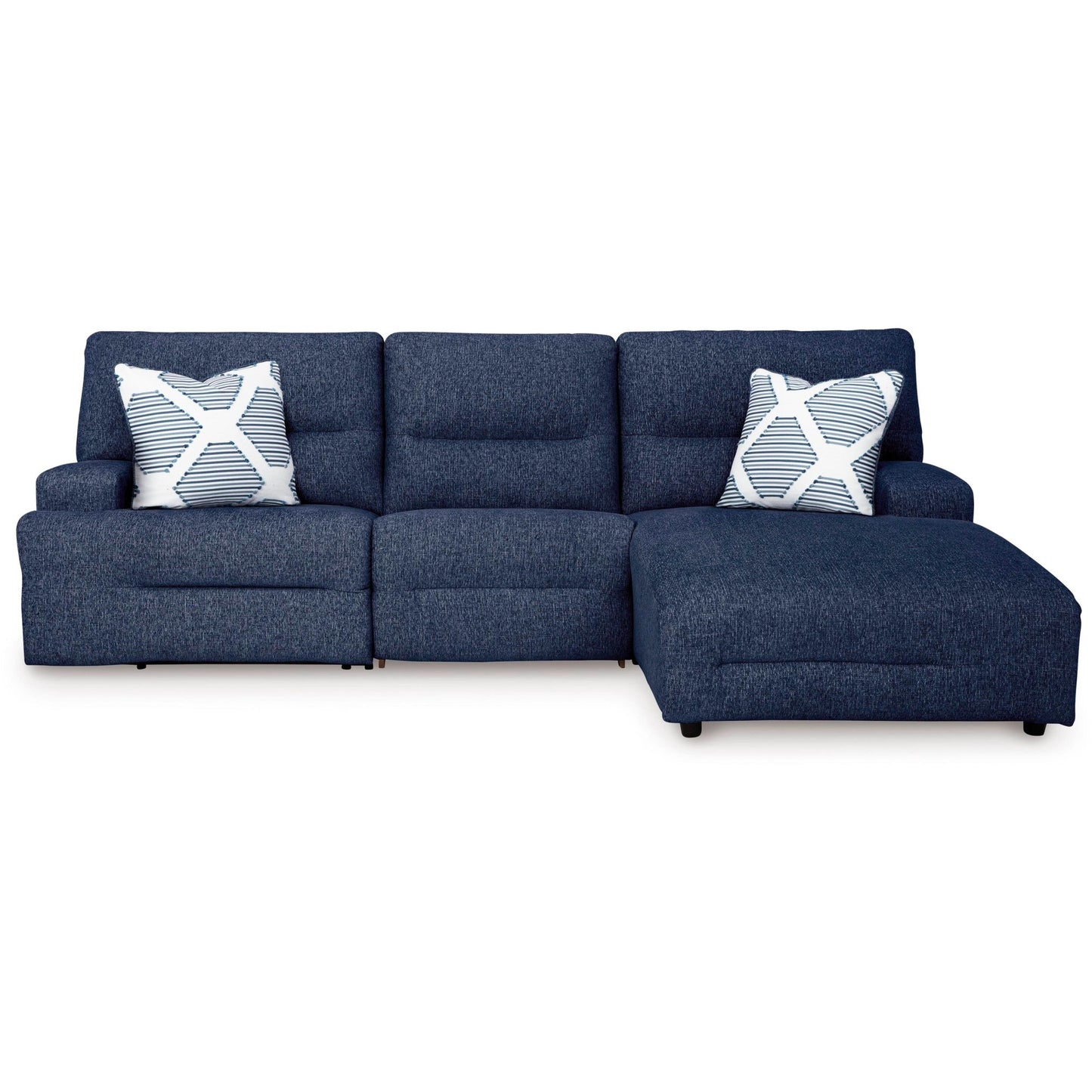 Signature Design by Ashley Acklen Place 93607S17 3 pc Power Reclining Sectional - American Furniture of Slidell