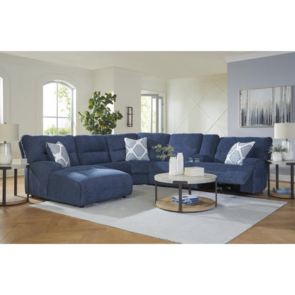 Signature Design by Ashley Acklen Place 93607S2 6 pc Power Reclining Sectional with Chaise - American Furniture of Slidell