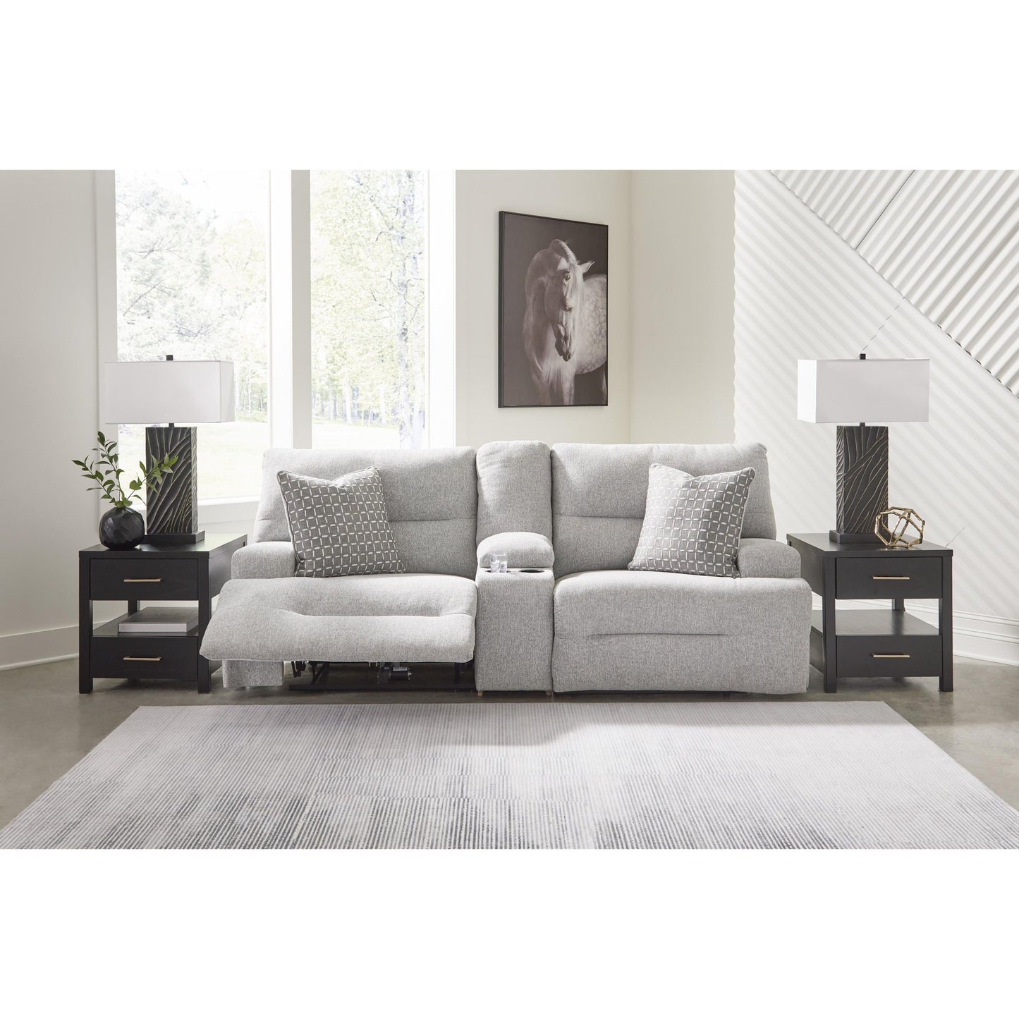 Signature Design by Ashley Acklen Place Fabric 3 pc Sectional 9360558/9360557/9360562 - American Furniture of Slidell