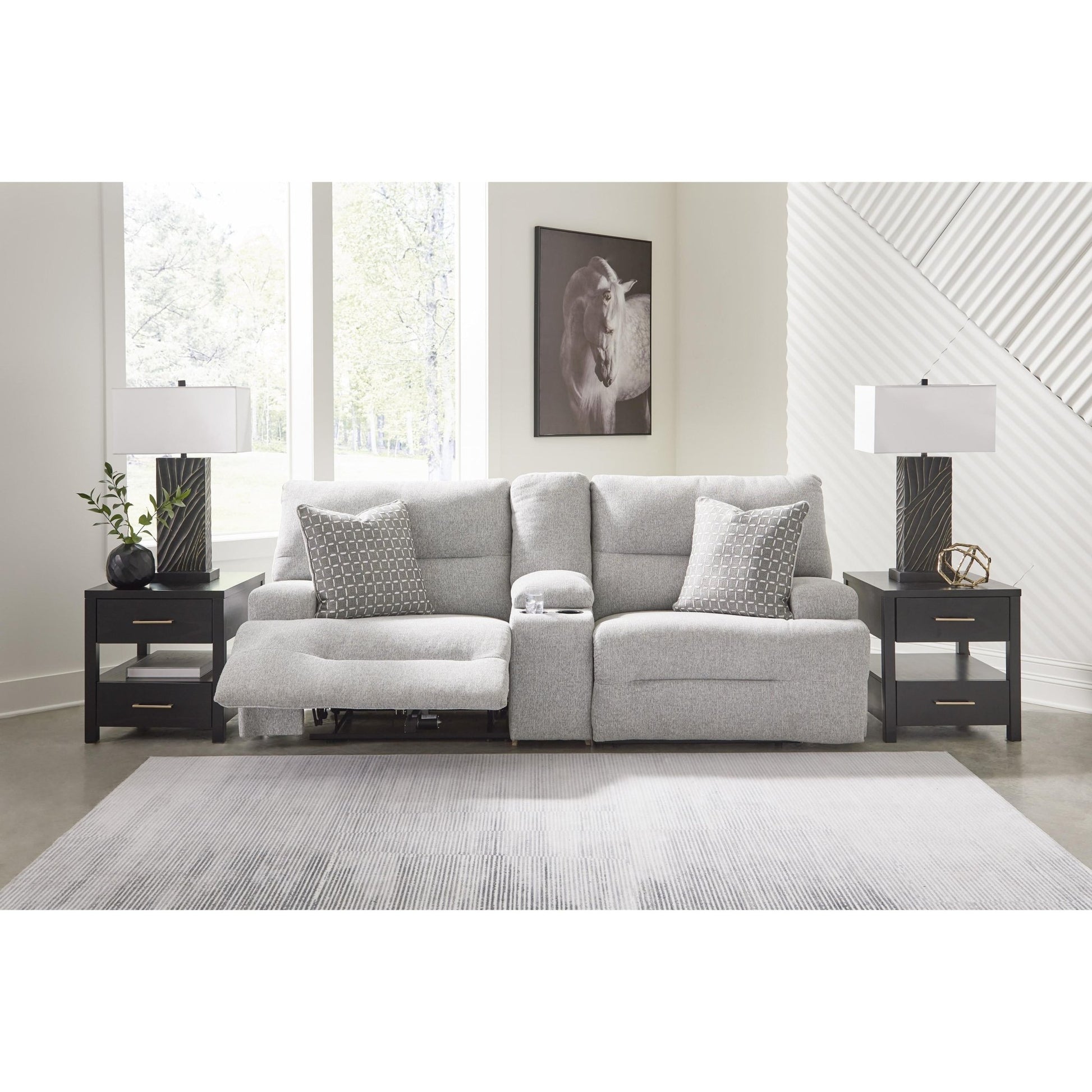 Signature Design by Ashley Acklen Place Fabric 3 pc Sectional 9360558/9360557/9360562 - American Furniture of Slidell