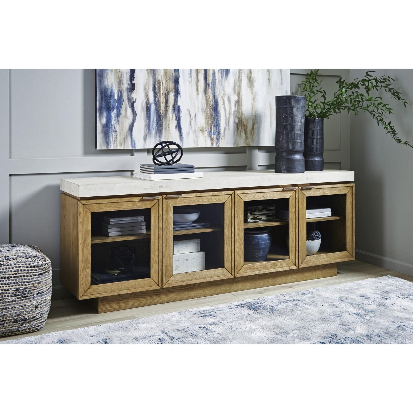 Signature Design by Ashley Adanworth A4000731 Accent Cabinet - American Furniture of Slidell