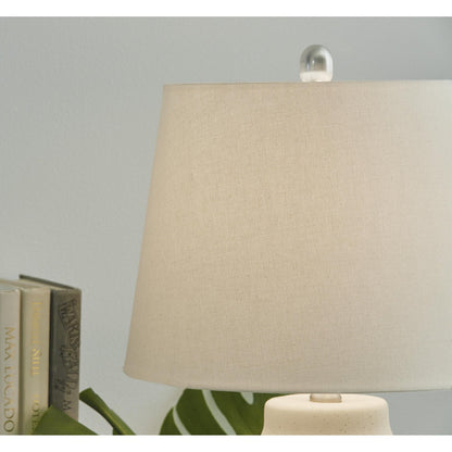Signature Design by Ashley Afener L177984 Ceramic Table Lamp - American Furniture of Slidell