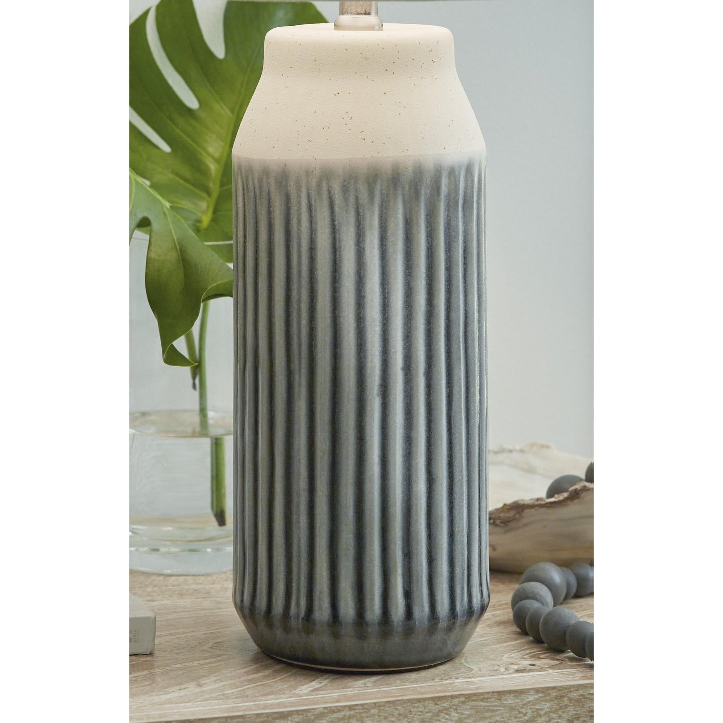 Signature Design by Ashley Afener L177984 Ceramic Table Lamp - American Furniture of Slidell