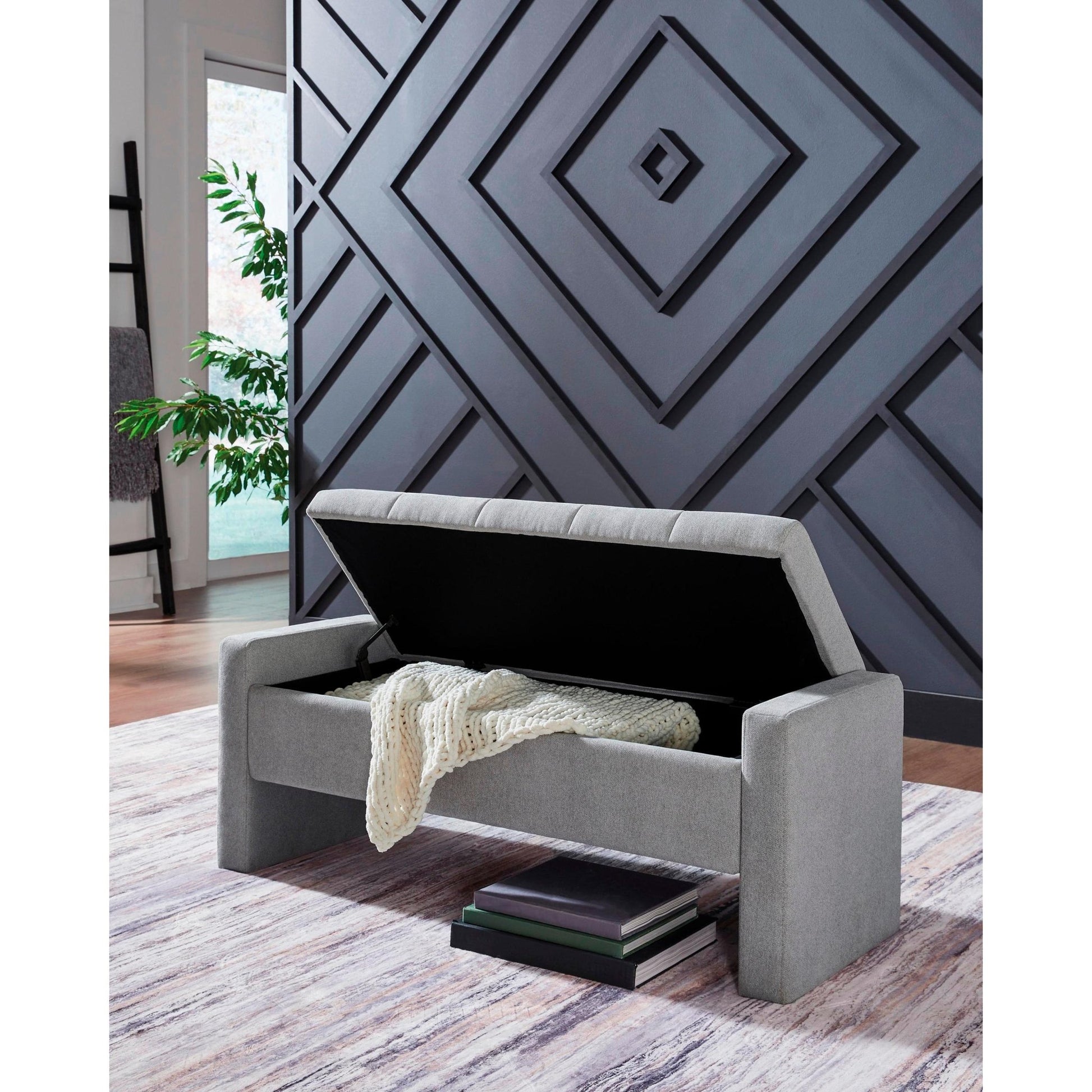 Signature Design by Ashley Akselman A3000744 Storage Bench - American Furniture of Slidell