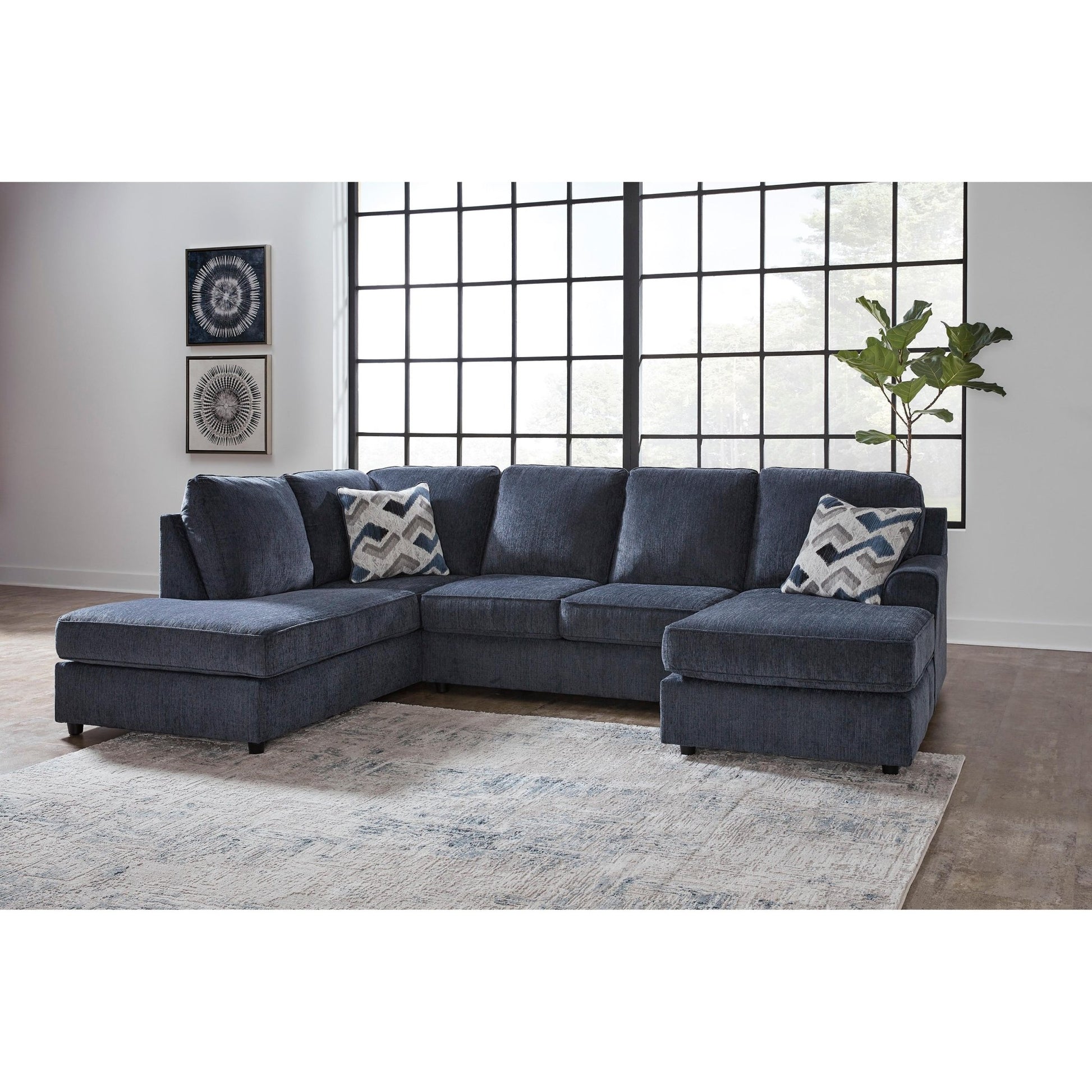 Signature Design by Ashley Albar Place 95302S2 2 pc Sectional - American Furniture of Slidell