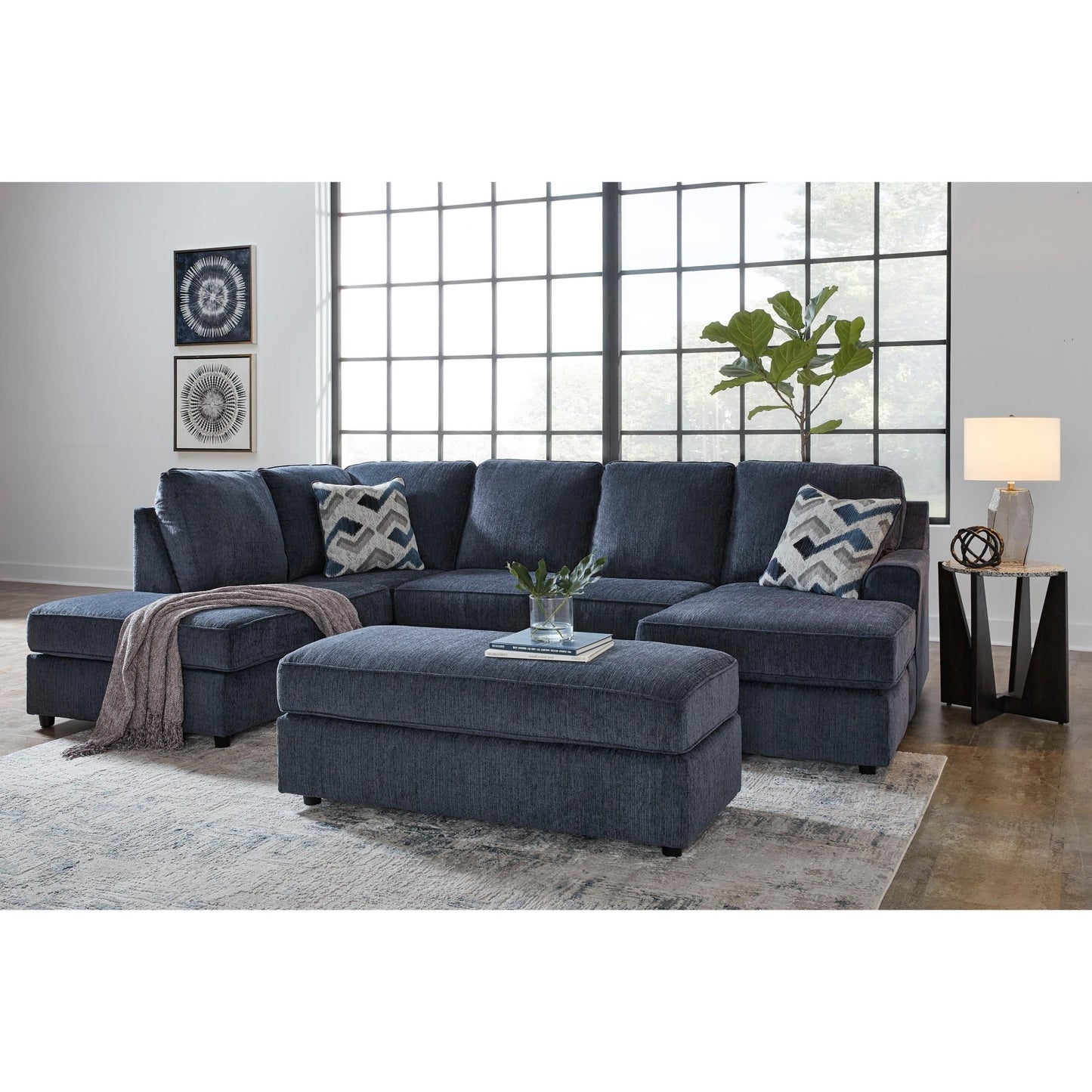 Signature Design by Ashley Albar Place 95302S2 2 pc Sectional - American Furniture of Slidell