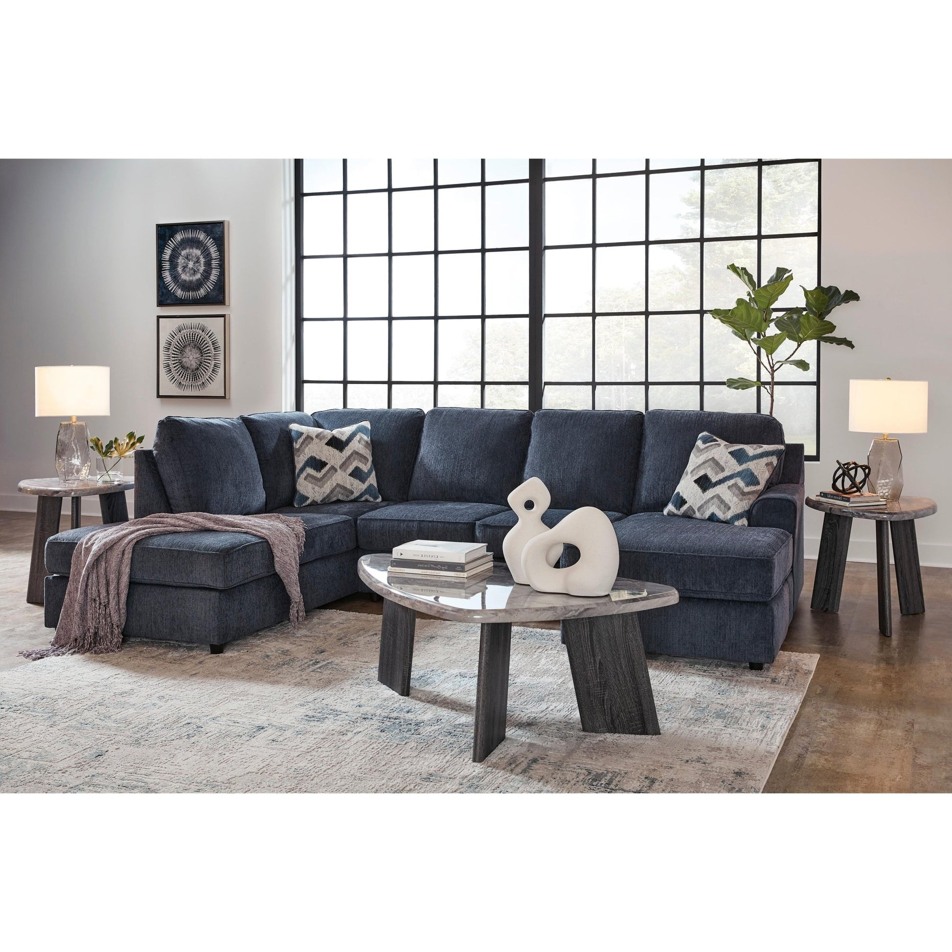 Signature Design by Ashley Albar Place 95302S2 2 pc Sectional - American Furniture of Slidell