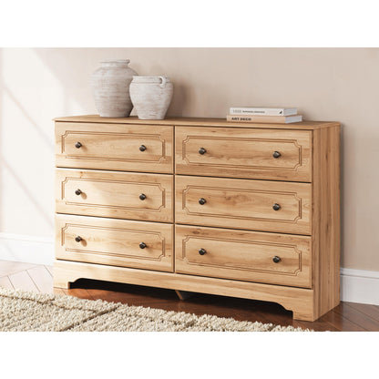 Signature Design by Ashley Aleaport PCB1075 - 31 Six Drawer Dresser - American Furniture of Slidell