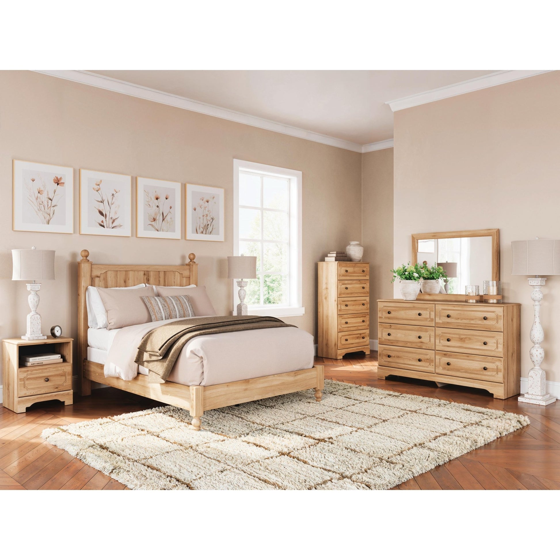 Signature Design by Ashley Aleaport PCB1075 - 91 One Drawer Night Stand - American Furniture of Slidell