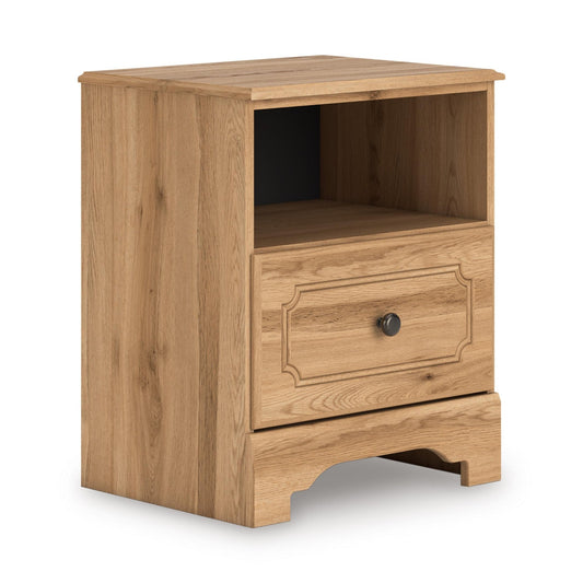 Signature Design by Ashley Aleaport PCB1075 - 91 One Drawer Night Stand - American Furniture of Slidell