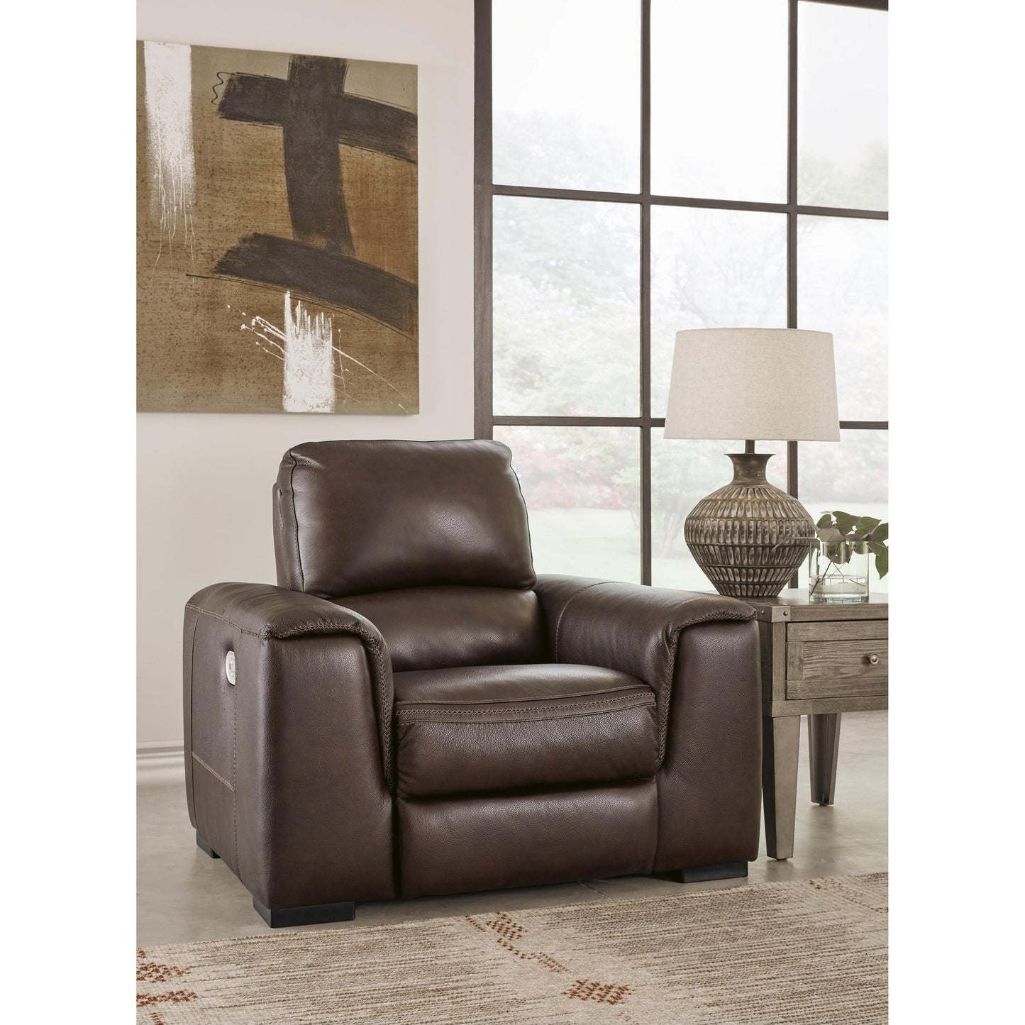 Signature Design by Ashley Alessandro U2550213 Power Recliner with Adjustable Headrest - American Furniture of Slidell