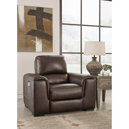 Signature Design by Ashley Alessandro U2550213 Power Recliner with Adjustable Headrest - American Furniture of Slidell