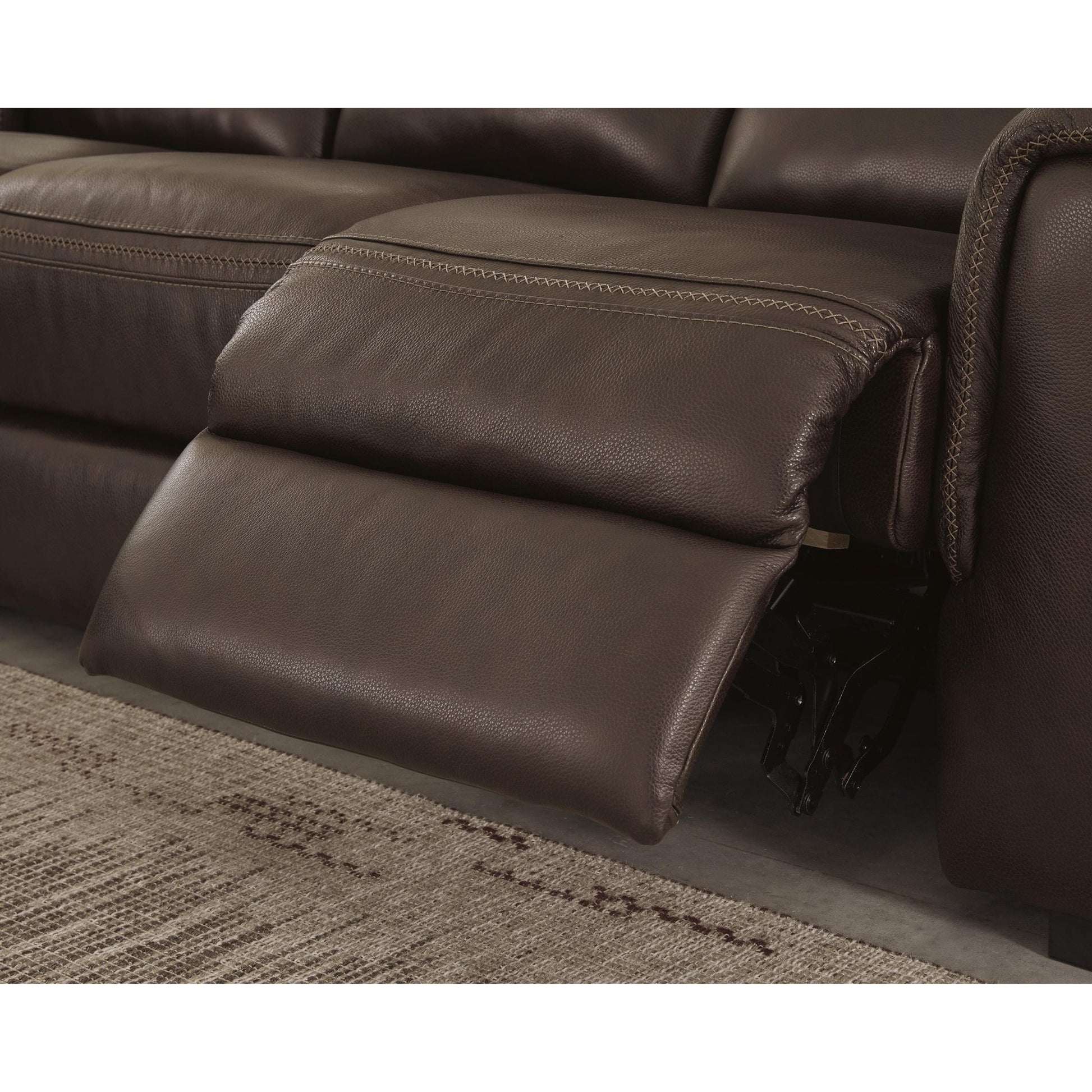 Signature Design by Ashley Alessandro U2550218 Power Reclining Loveseat with Console and Adjustable Headrest - American Furniture of Slidell