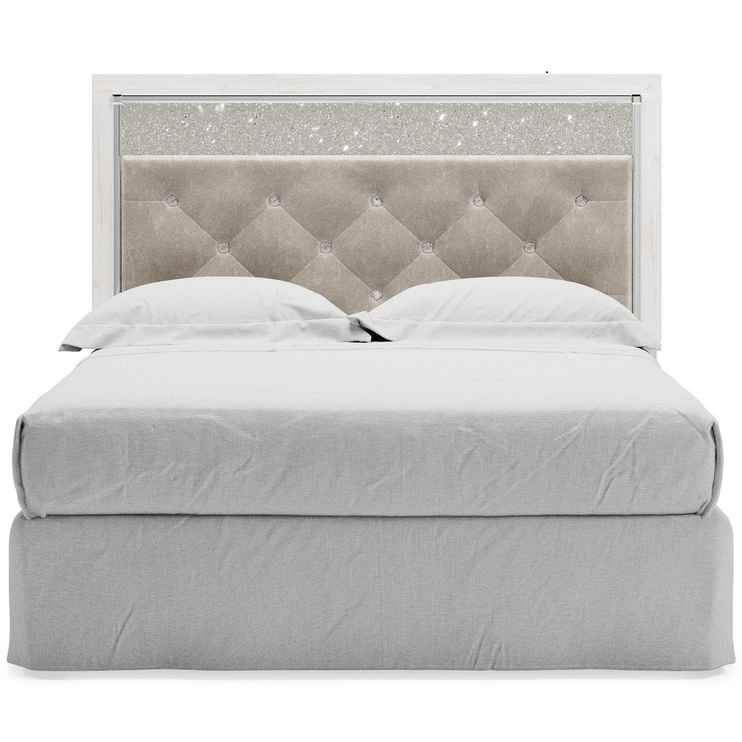 Signature Design by Ashley Altyra B2640 - 57 Queen Upholstered Panel Headboard - American Furniture of Slidell