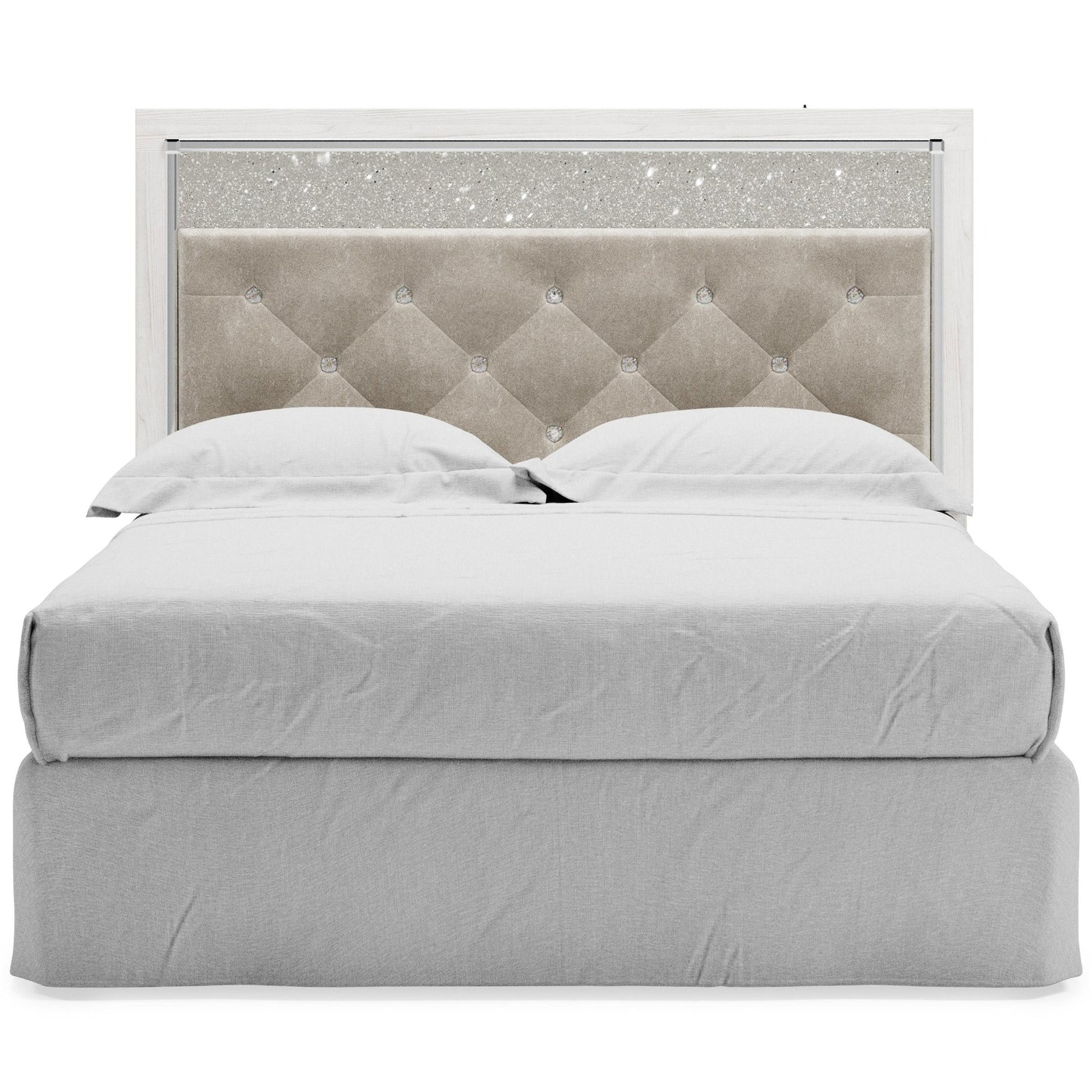 Signature Design by Ashley Altyra B2640 - 57 Queen Upholstered Panel Headboard - American Furniture of Slidell