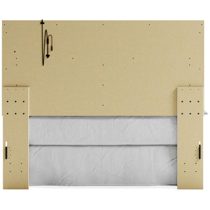 Signature Design by Ashley Altyra B2640 - 57 Queen Upholstered Panel Headboard - American Furniture of Slidell