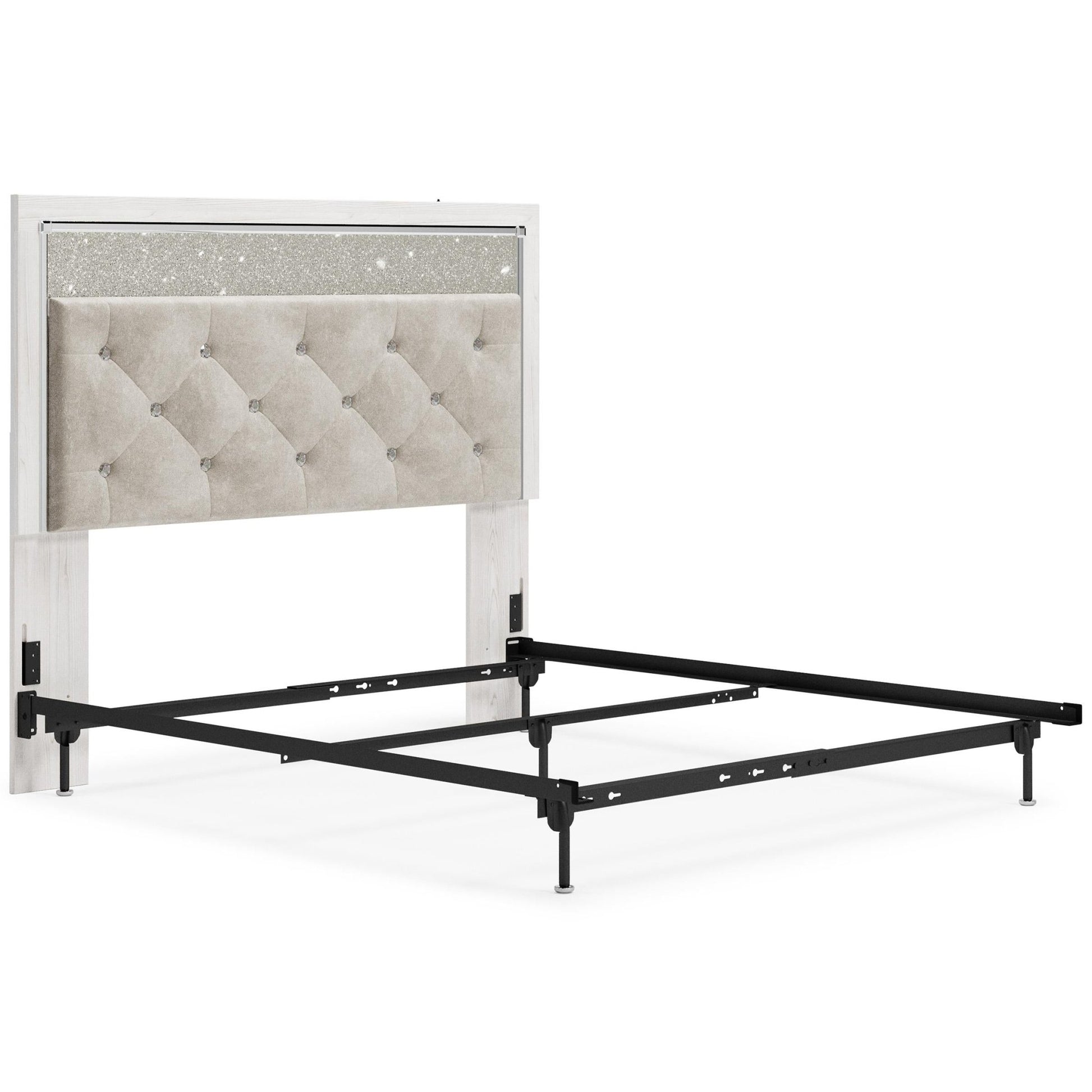 Signature Design by Ashley Altyra B2640 - 57 Queen Upholstered Panel Headboard - American Furniture of Slidell