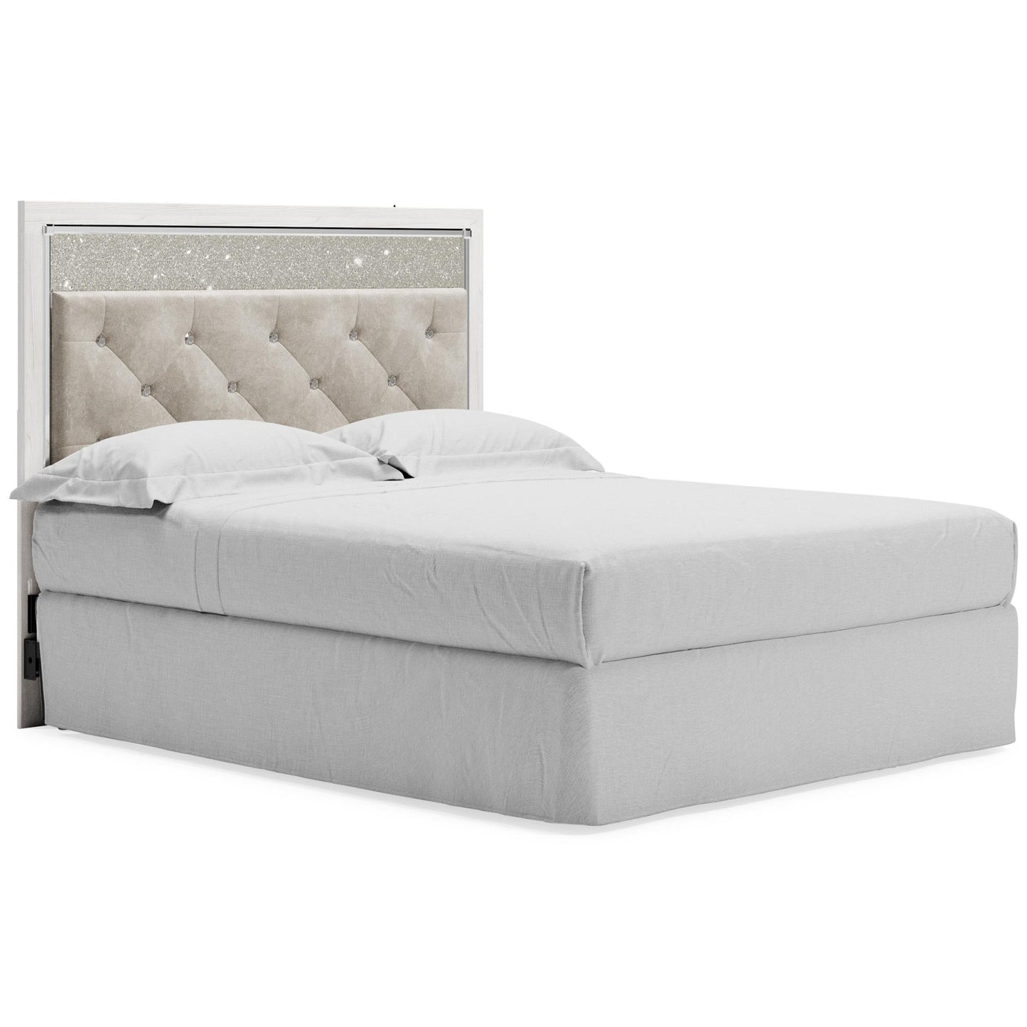 Signature Design by Ashley Altyra B2640 - 57 Queen Upholstered Panel Headboard - American Furniture of Slidell