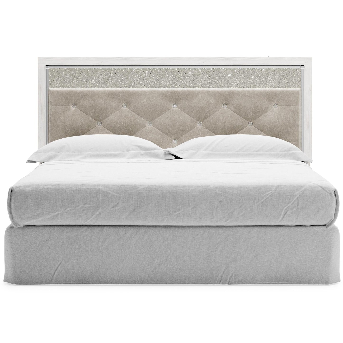Signature Design by Ashley Altyra B2640 - 58 King/California King Upholstered Panel Headboard - American Furniture of Slidell