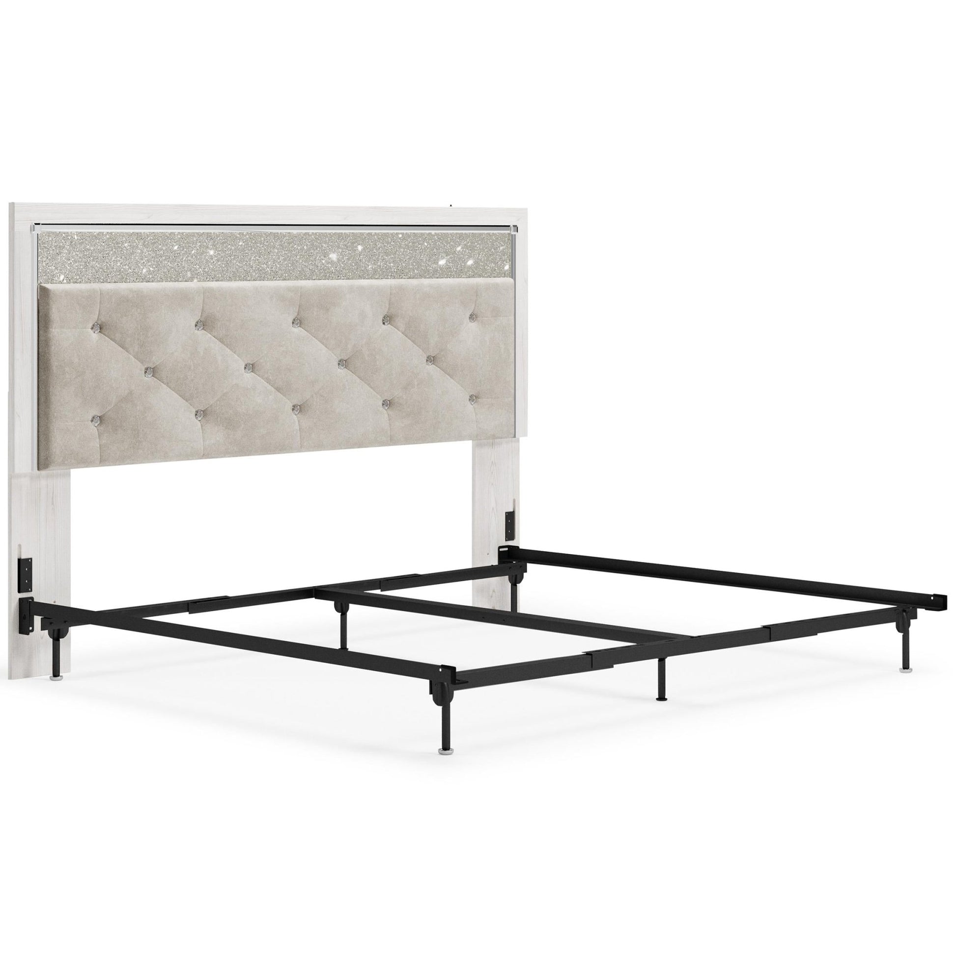 Signature Design by Ashley Altyra B2640 - 58 King/California King Upholstered Panel Headboard - American Furniture of Slidell