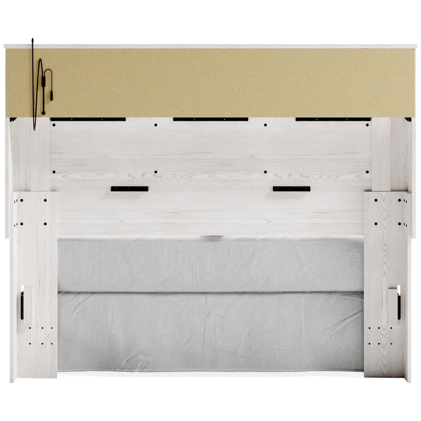 Signature Design by Ashley Altyra B2640 - 65 Queen Upholstered Panel Bookcase Headboard - American Furniture of Slidell