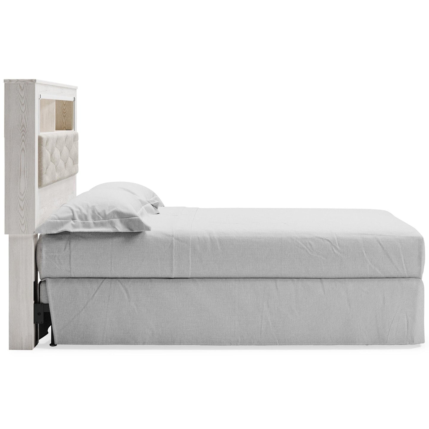 Signature Design by Ashley Altyra B2640 - 65 Queen Upholstered Panel Bookcase Headboard - American Furniture of Slidell