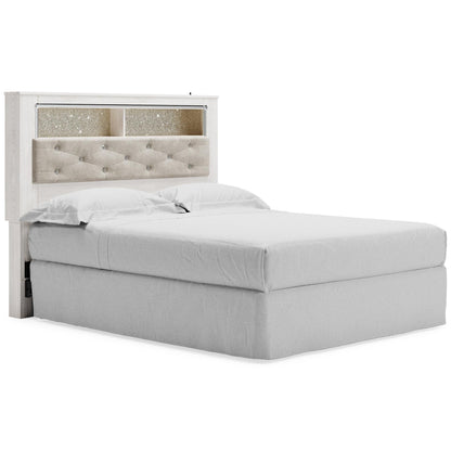 Signature Design by Ashley Altyra B2640 - 65 Queen Upholstered Panel Bookcase Headboard - American Furniture of Slidell