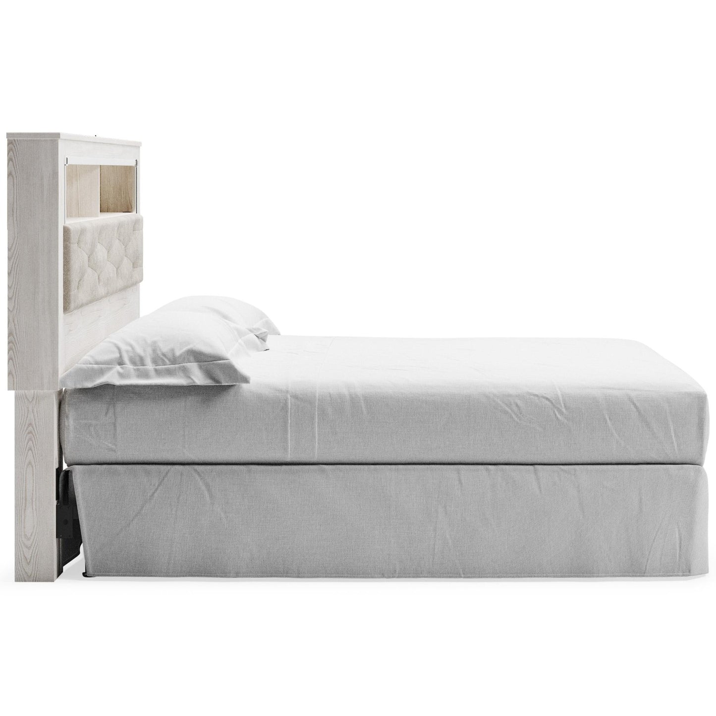 Signature Design by Ashley Altyra B2640 - 69 King Upholstered Panel Bookcase Headboard - American Furniture of Slidell