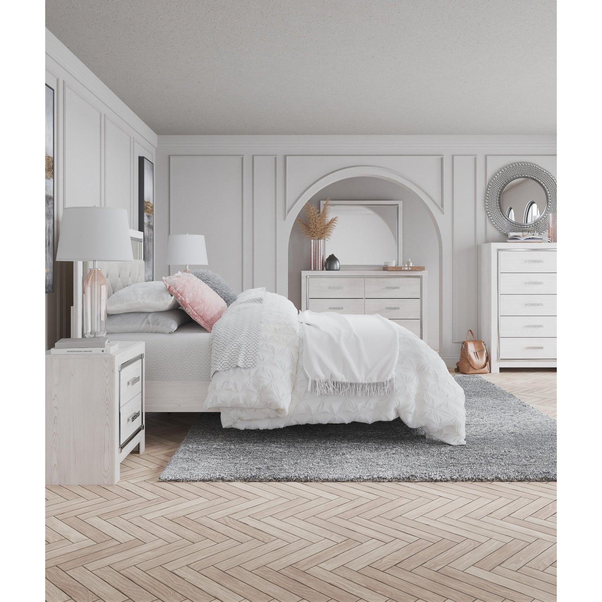 Signature Design by Ashley Altyra B2640B18 Queen Panel Bed - American Furniture of Slidell