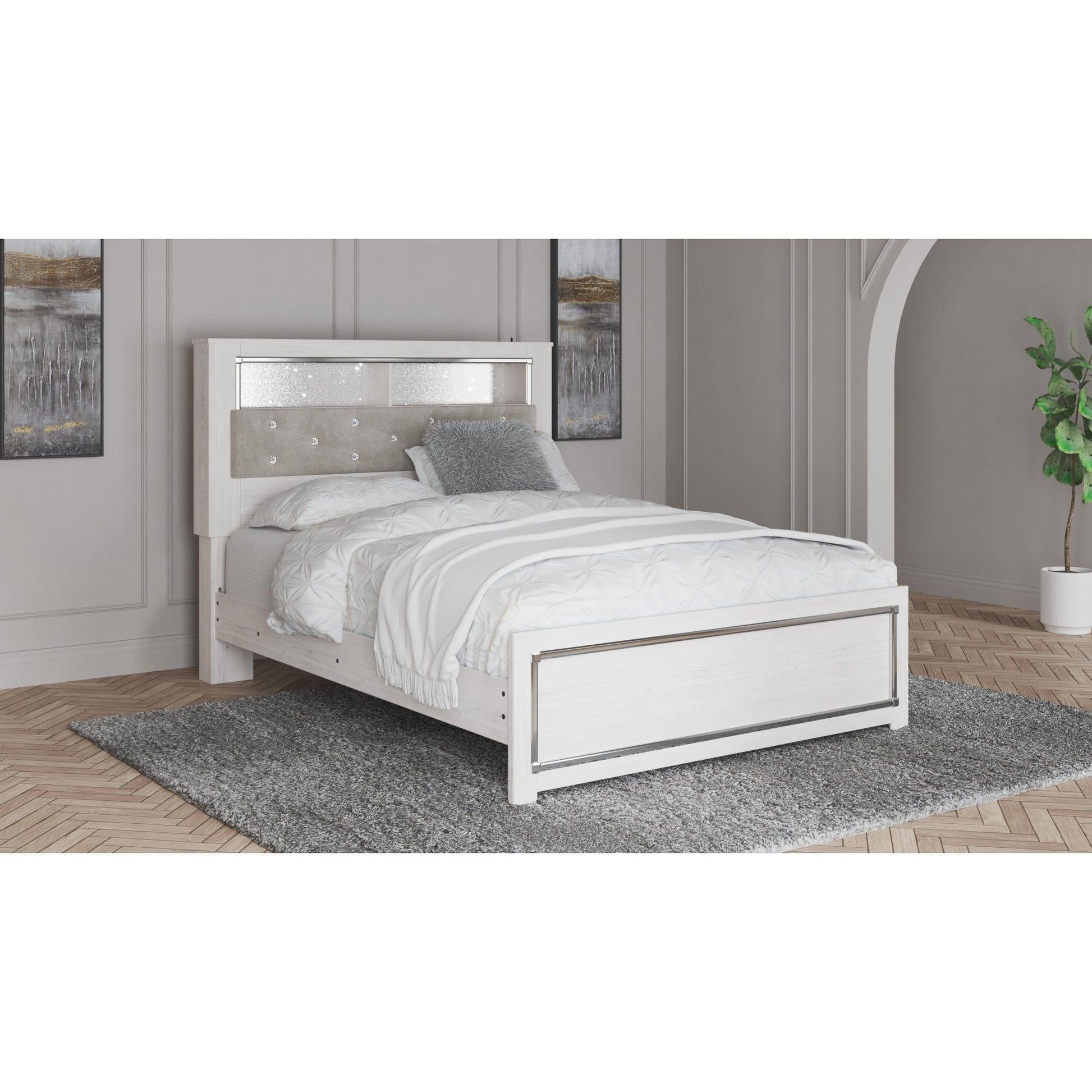 Signature Design by Ashley Altyra B2640B20 Queen Panel Bookcase Bed - American Furniture of Slidell