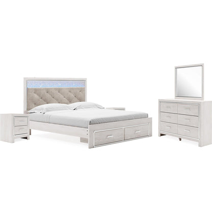 Signature Design by Ashley Altyra B2640B37 8 pc King Panel Bedroom Set - American Furniture of Slidell