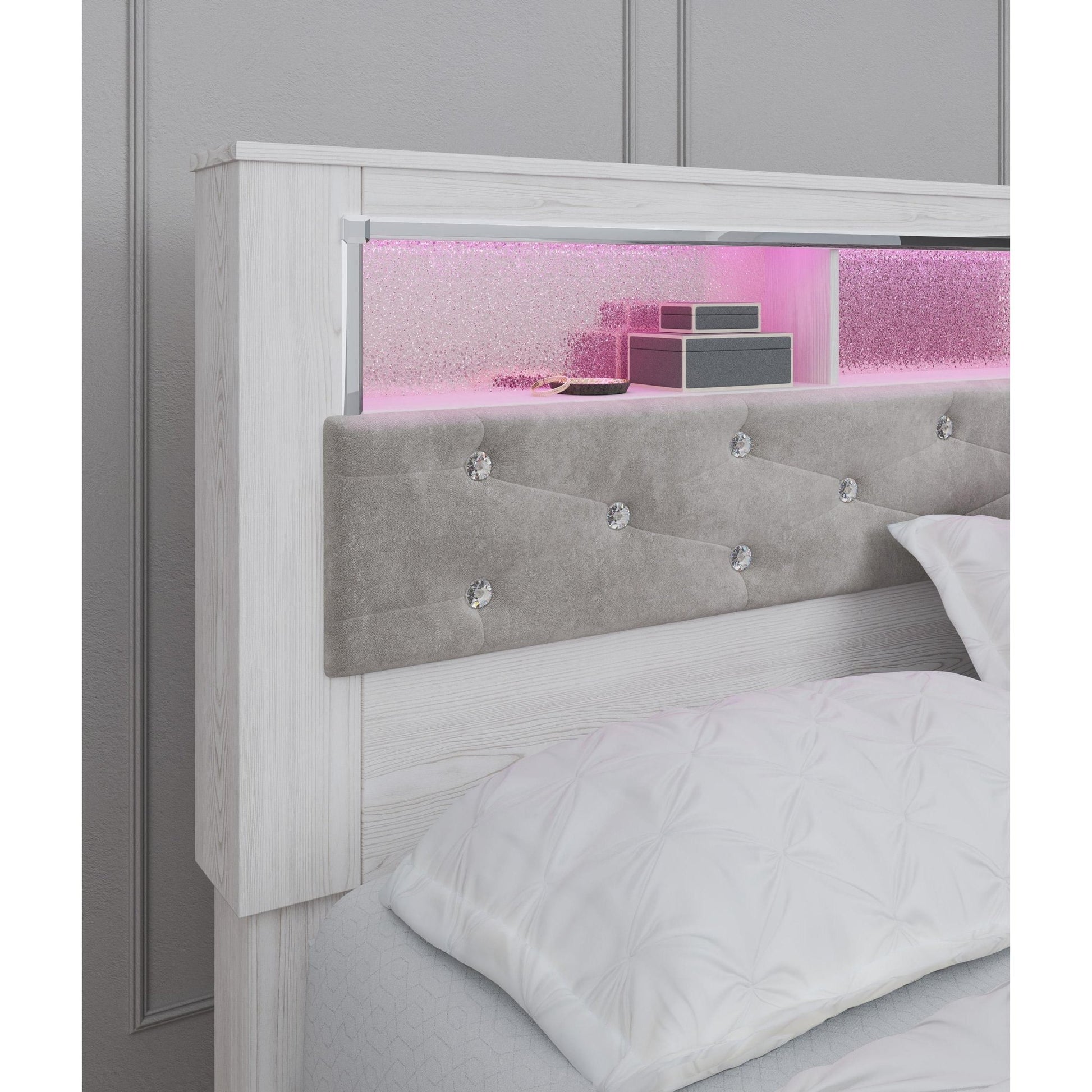 Signature Design by Ashley Altyra B2640B51 King Panel Bookcase Bed - American Furniture of Slidell