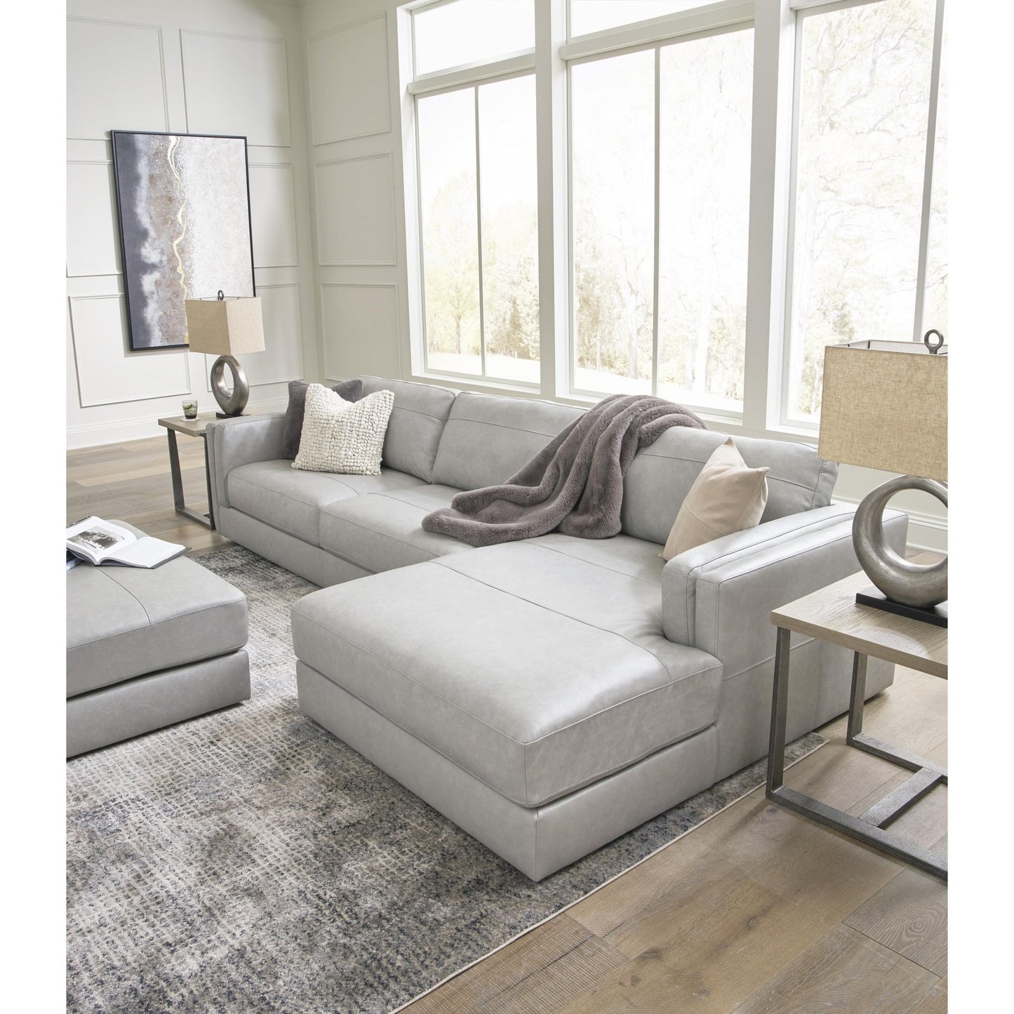 Signature Design by Ashley Amiata 5740408 Oversized Accent Ottoman - American Furniture of Slidell