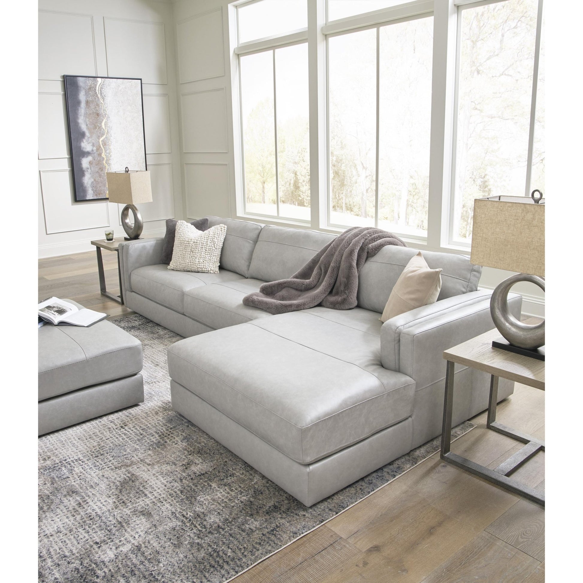 Signature Design by Ashley Amiata 5740408 Oversized Accent Ottoman - American Furniture of Slidell
