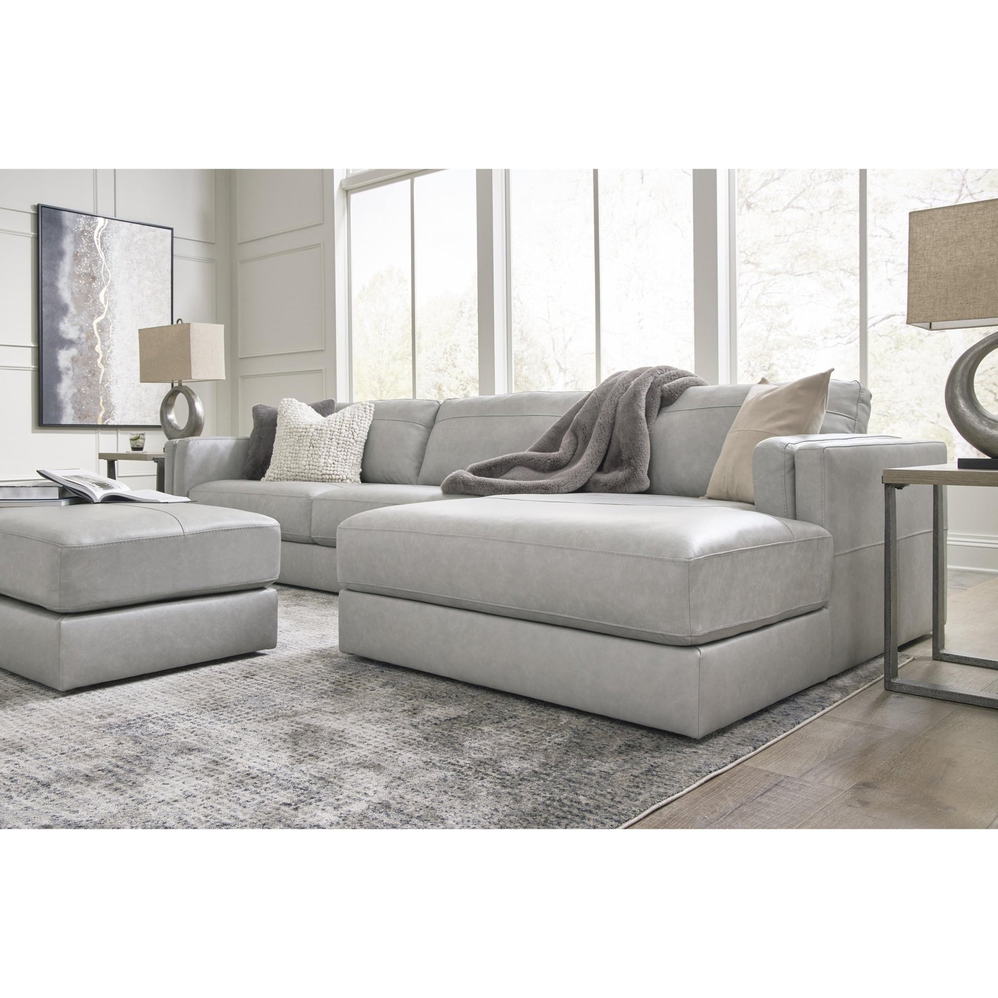 Signature Design by Ashley Amiata 5740408 Oversized Accent Ottoman - American Furniture of Slidell