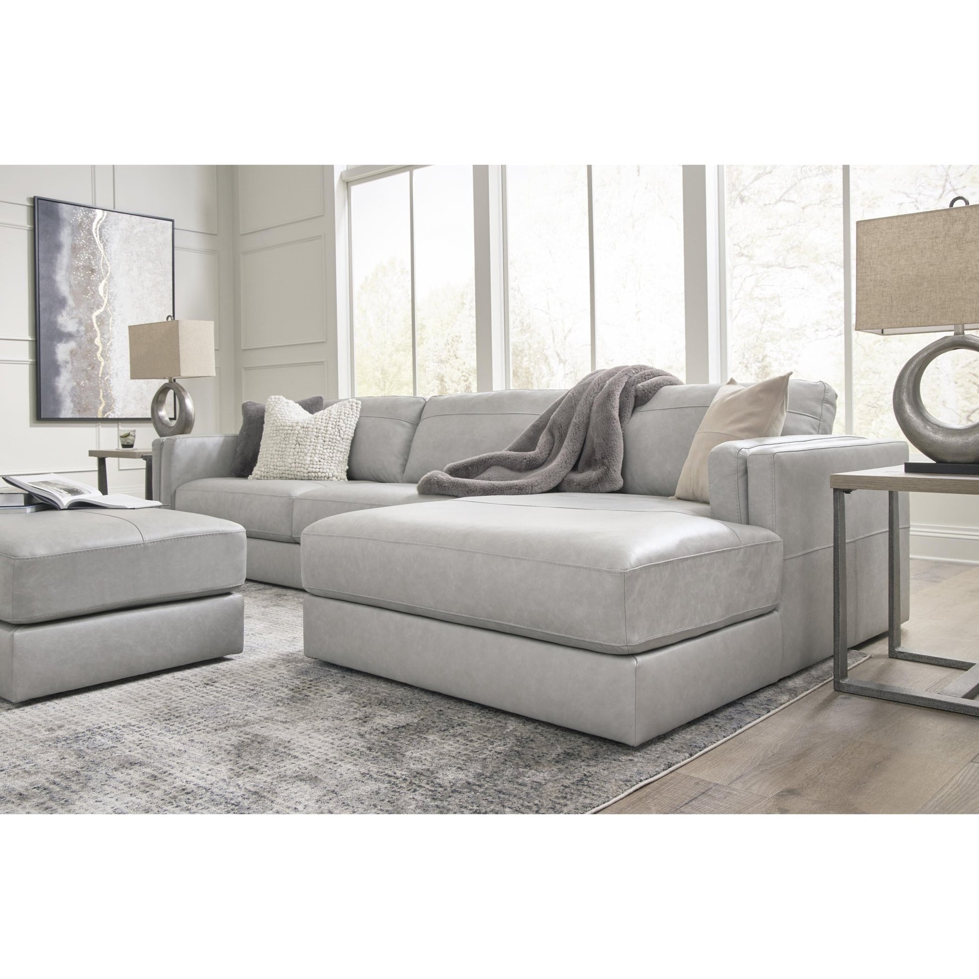 Signature Design by Ashley Amiata 5740408 Oversized Accent Ottoman - American Furniture of Slidell