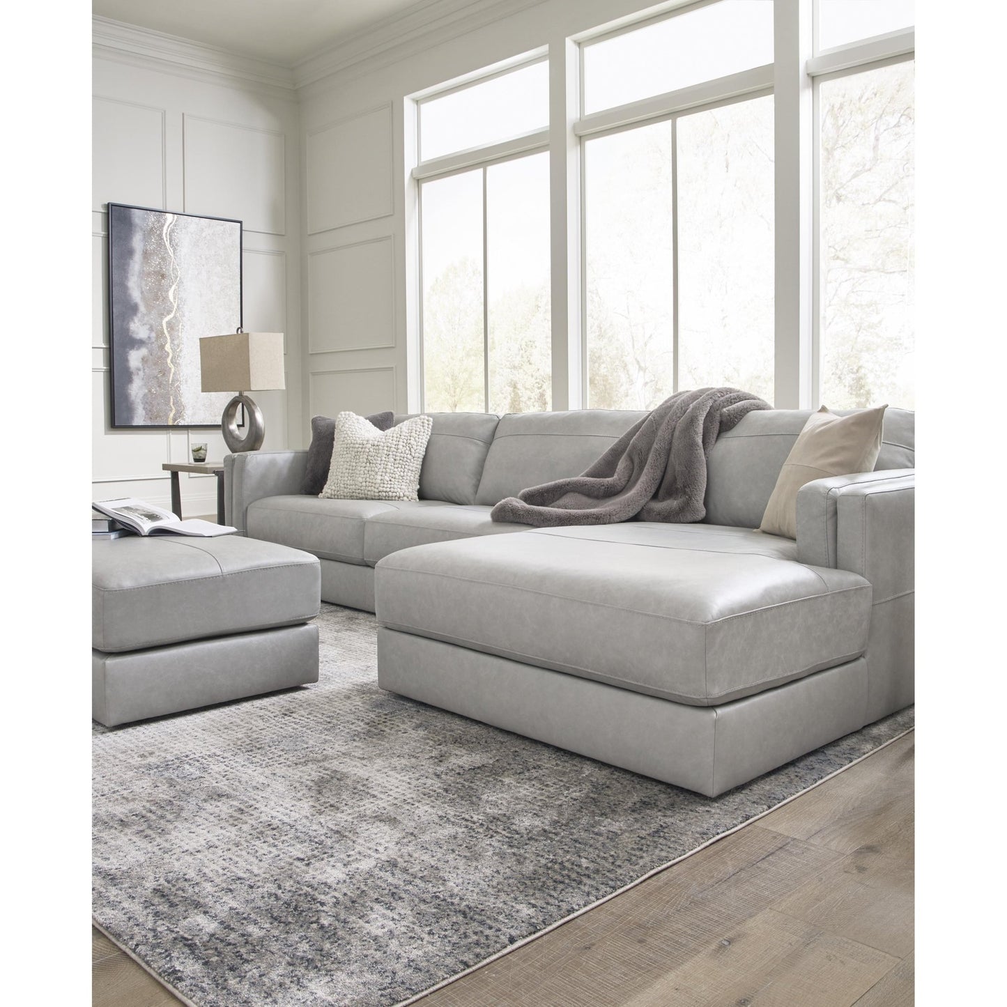 Signature Design by Ashley Amiata 5740408 Oversized Accent Ottoman - American Furniture of Slidell