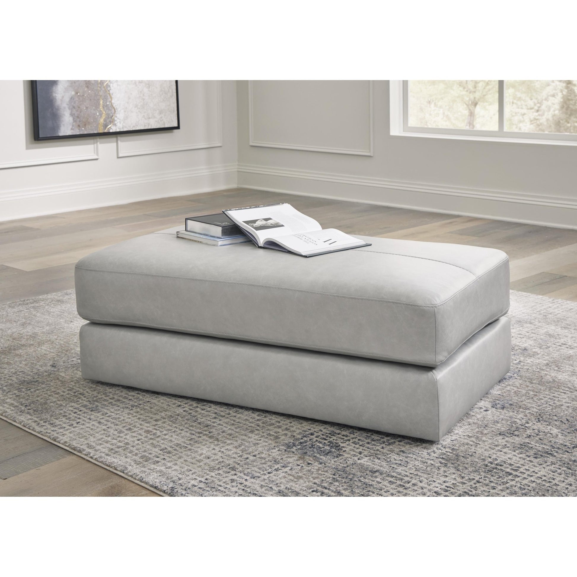 Signature Design by Ashley Amiata 5740408 Oversized Accent Ottoman - American Furniture of Slidell