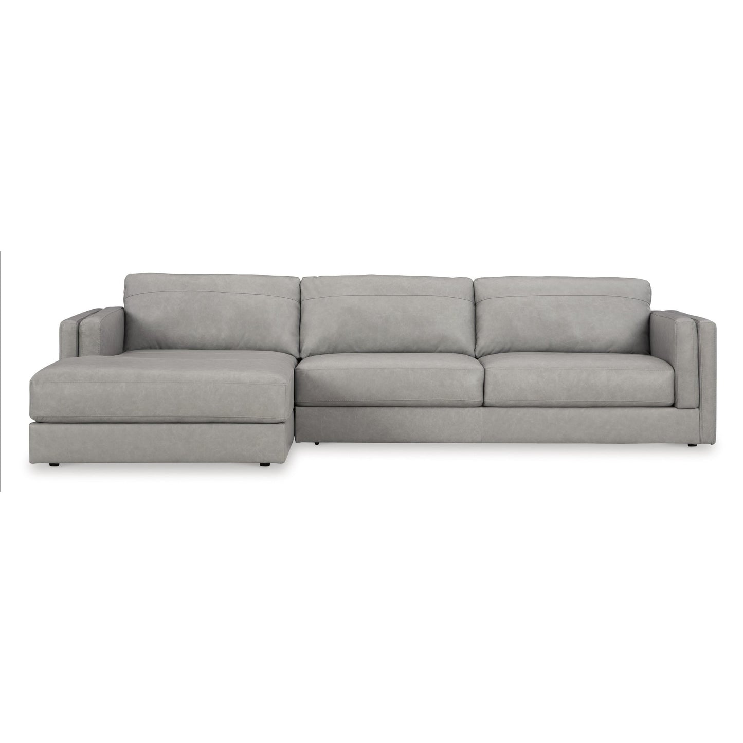 Signature Design by Ashley Amiata 57404S1 2 pc Sectional with Chaise - American Furniture of Slidell
