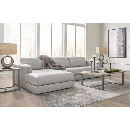 Signature Design by Ashley Amiata 57404S1 2 pc Sectional with Chaise - American Furniture of Slidell