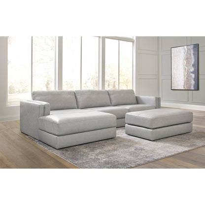 Signature Design by Ashley Amiata 57404S1 2 pc Sectional with Chaise - American Furniture of Slidell