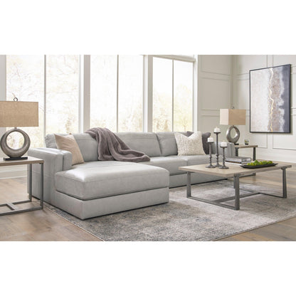 Signature Design by Ashley Amiata 57404S1 2 pc Sectional with Chaise - American Furniture of Slidell