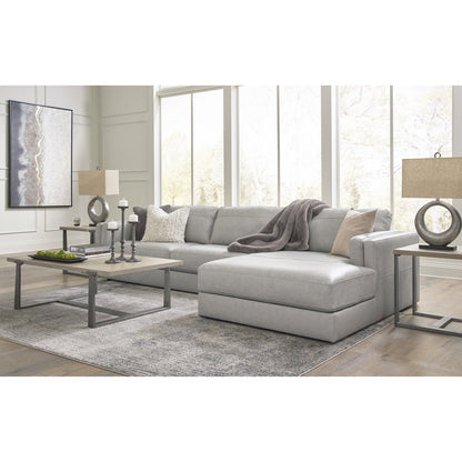 Signature Design by Ashley Amiata 57404S2 2 pc Sectional with Chaise - American Furniture of Slidell