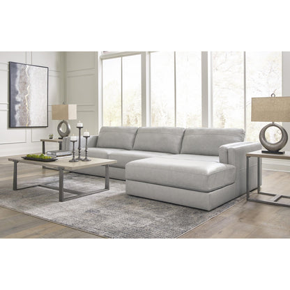 Signature Design by Ashley Amiata 57404S2 2 pc Sectional with Chaise - American Furniture of Slidell